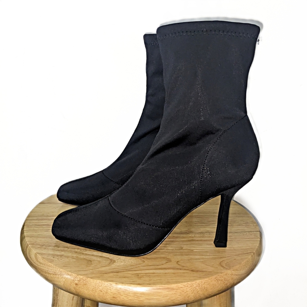 Forever 21 Square-Toe Stiletto Booties
